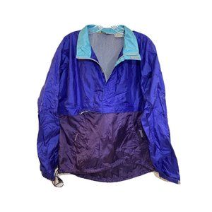 VTG L.L. Bean Medium Windbreaker Pullover Nylon 90s Oversized Packable